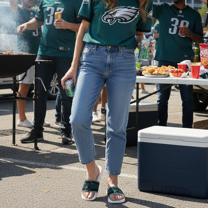 Women's Fly Eagles Fly Slides