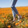 Women's California Poppies Slides