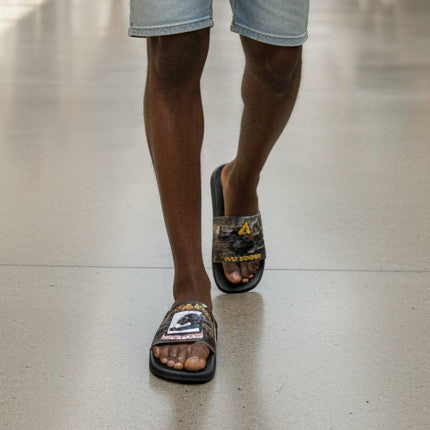 Men's Black Panthers Slides