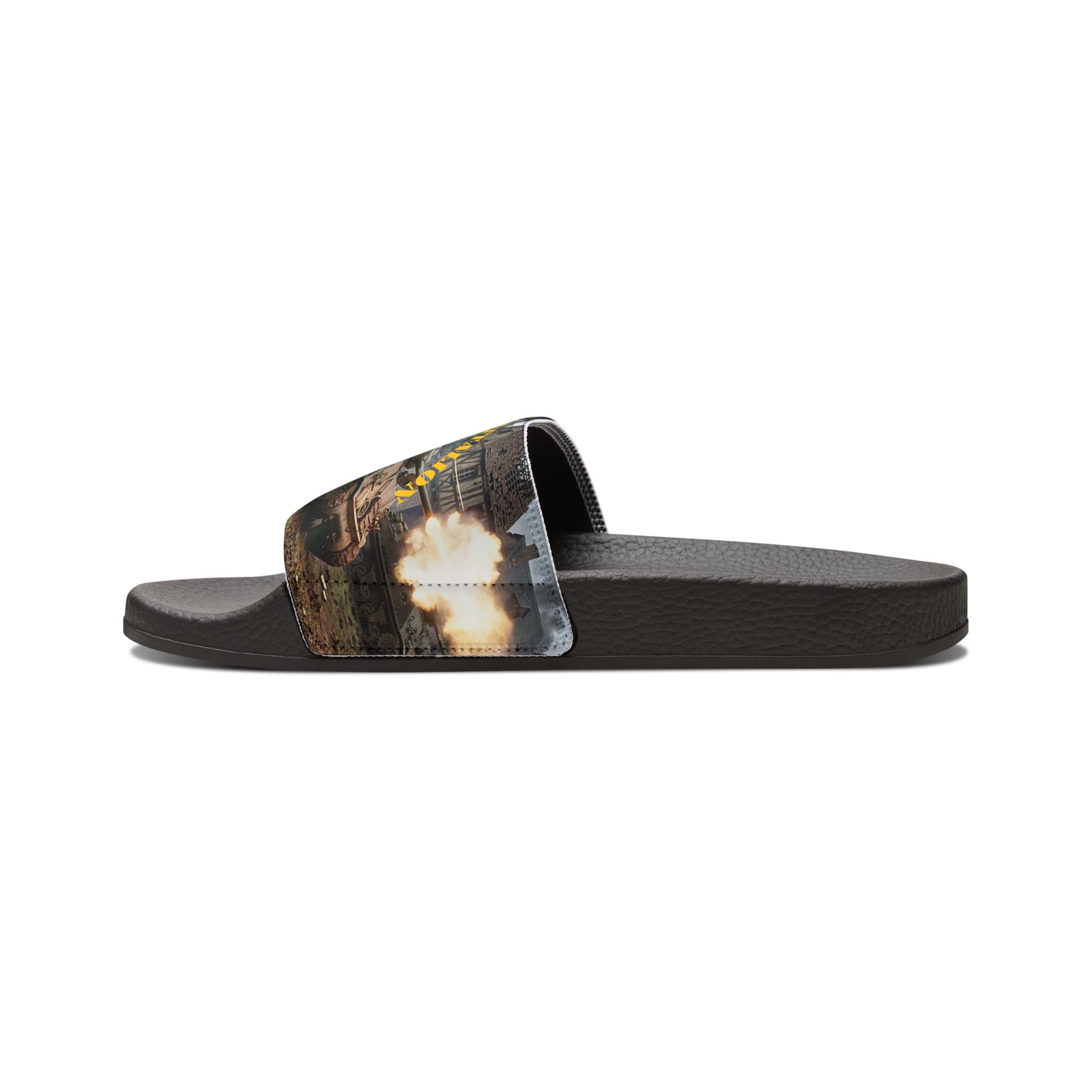 Men's Black Panthers Slides