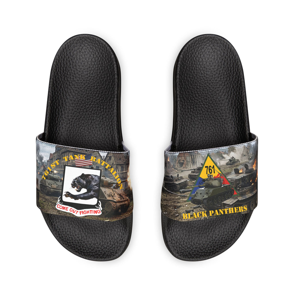 Women's Black Panthers Slides