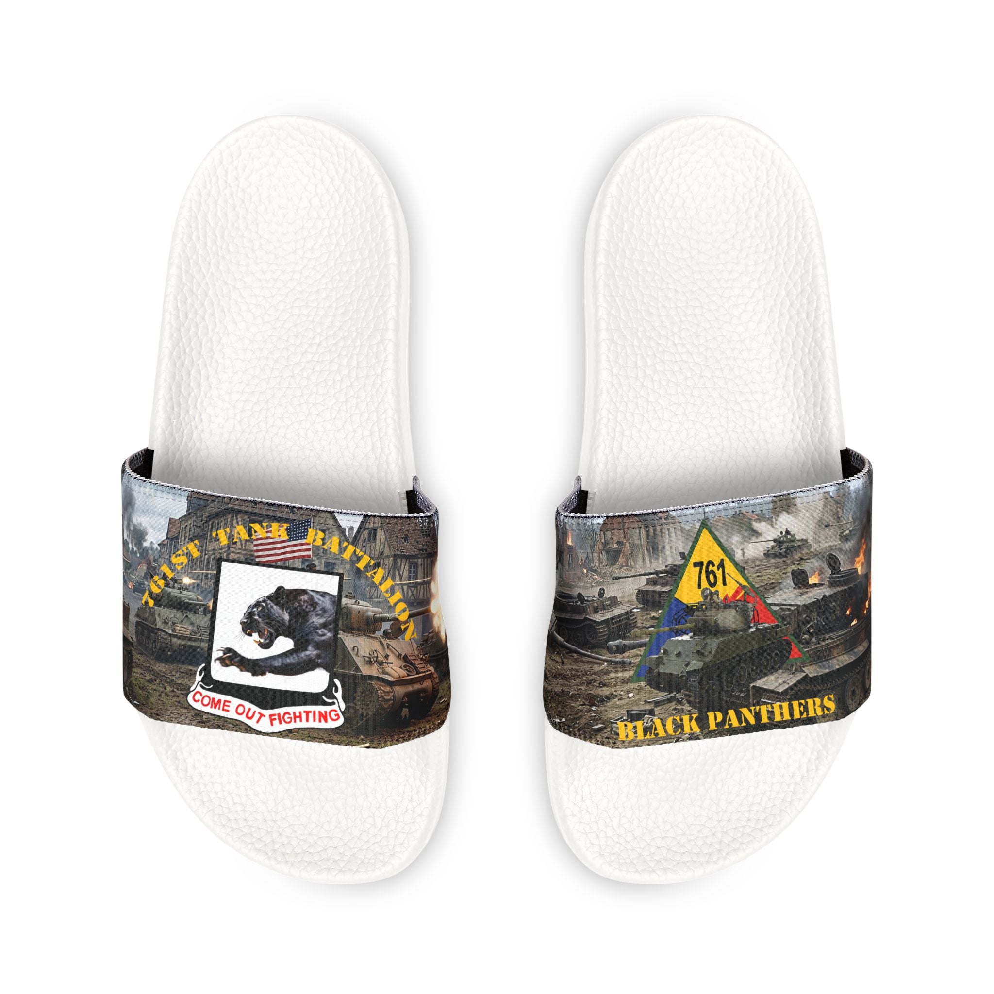 Men's Black Panthers Slides