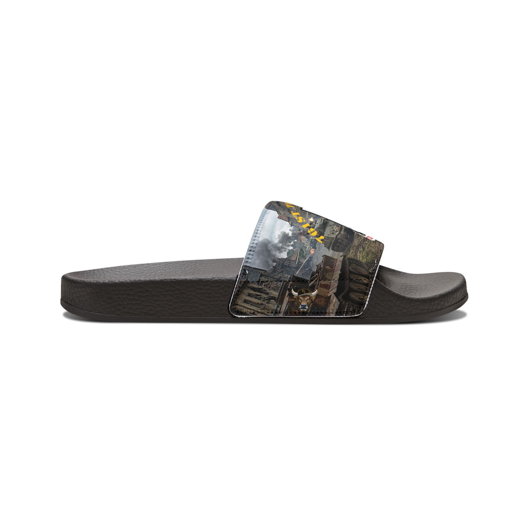 Men's Black Panthers Slides