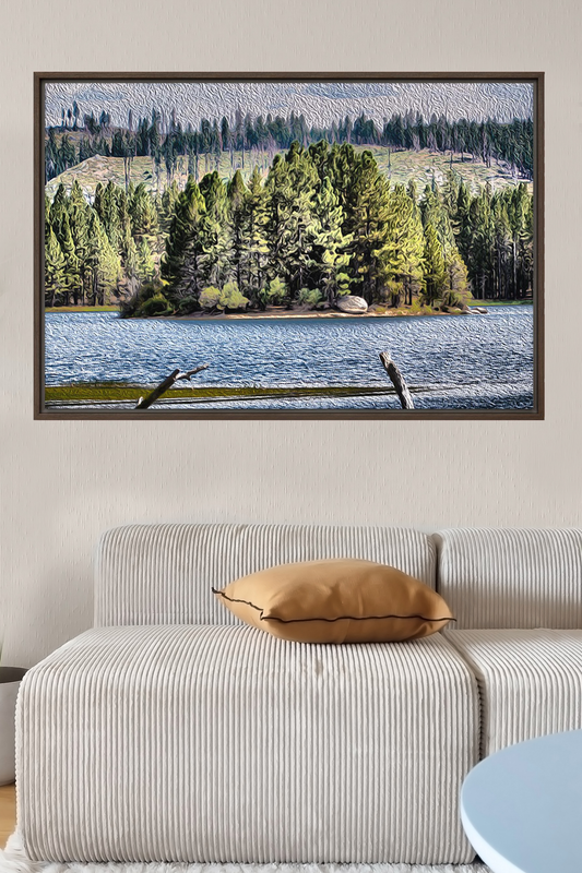 Boulder Island Framed Print