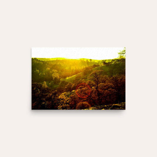 Sunset in The Valley Poster