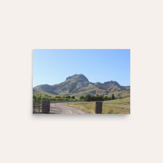 Buttes Beyond The Gate Poster