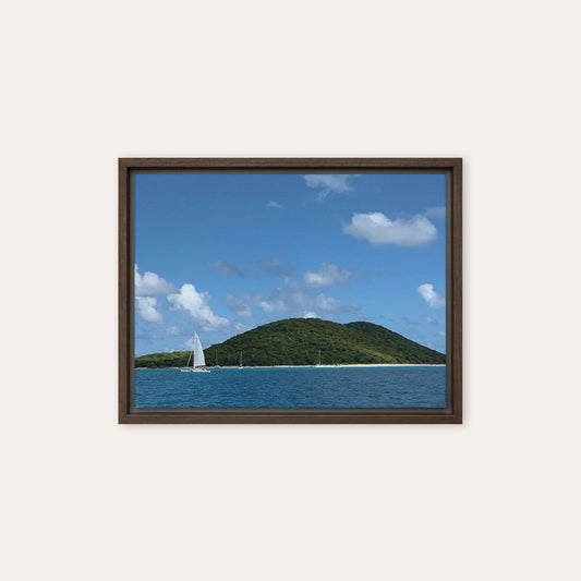 Out Sailing Framed Print