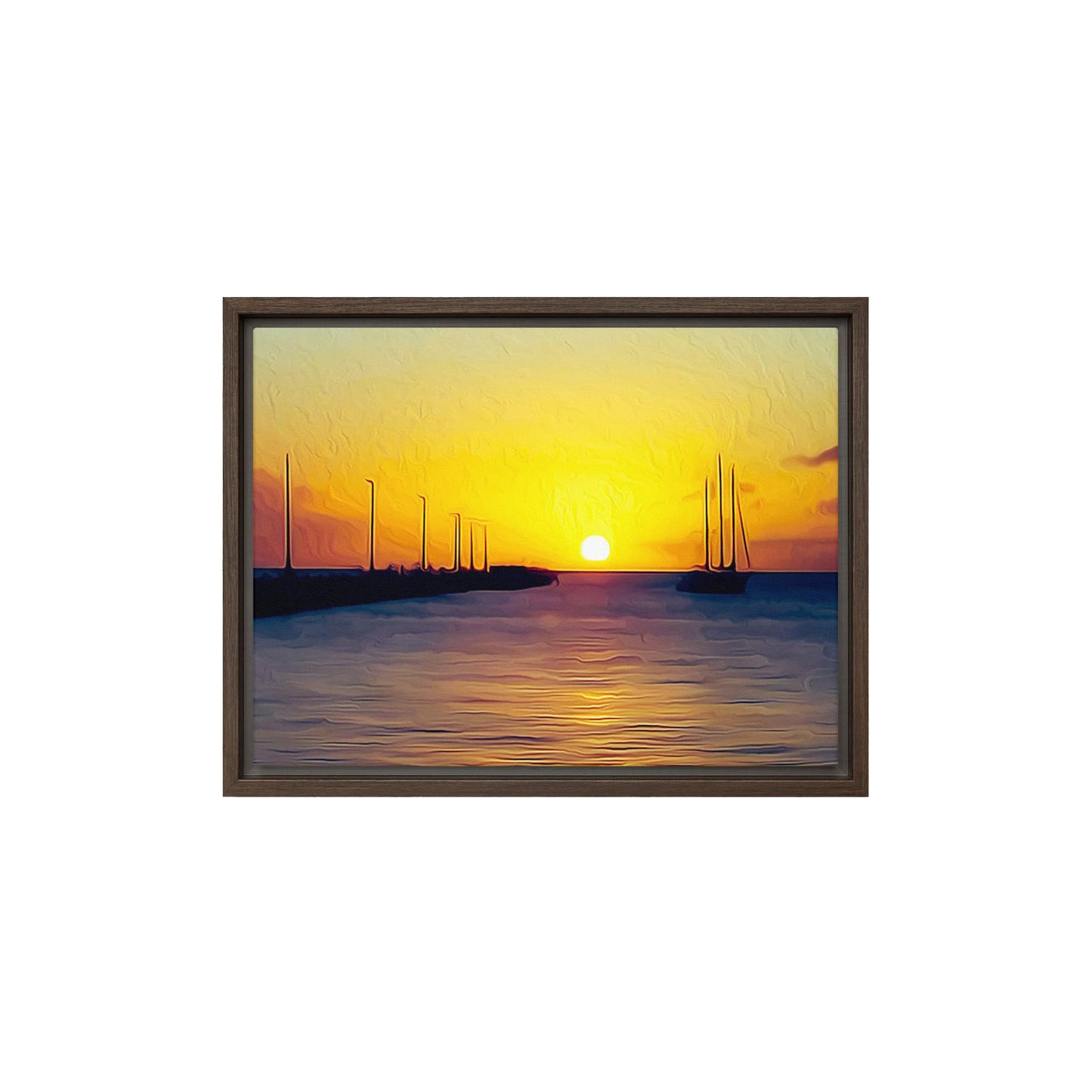 The Perfect Sunset Framed Print