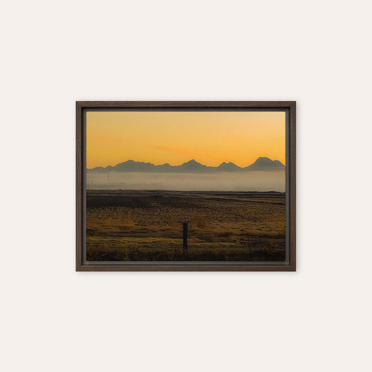 Floating Mountain Framed Print