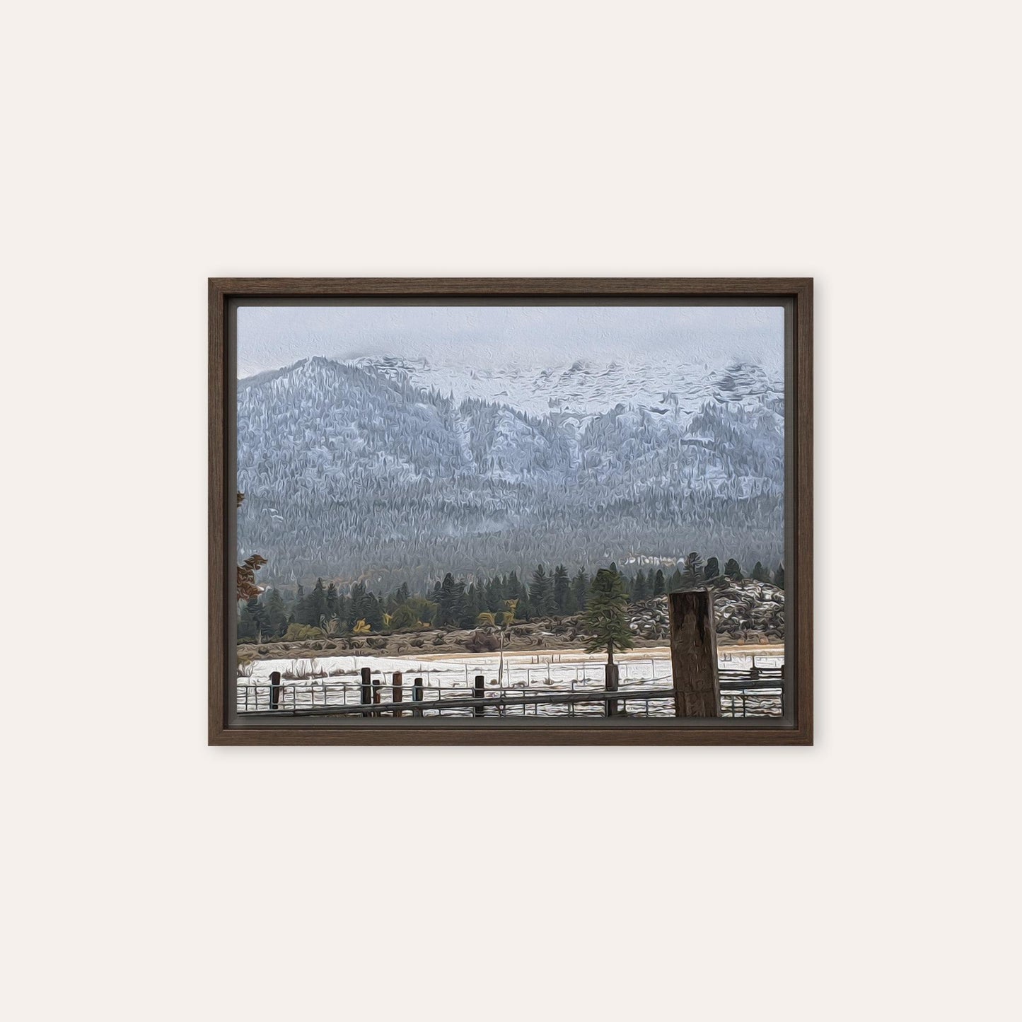 Out at The Ranch Framed Print
