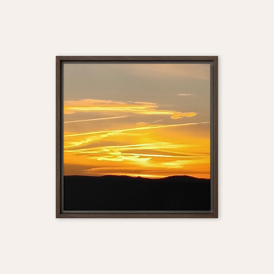 Fire in The Sky Framed Print