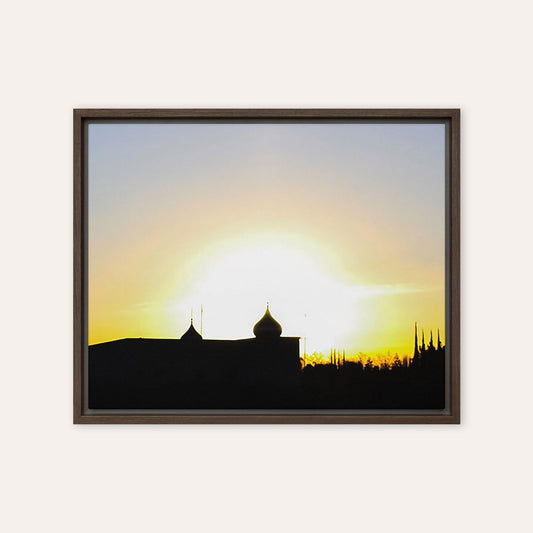 Sikh Temple Sunrise Framed Print