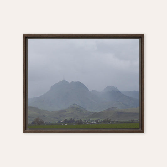 Mountain Illusion Framed Print