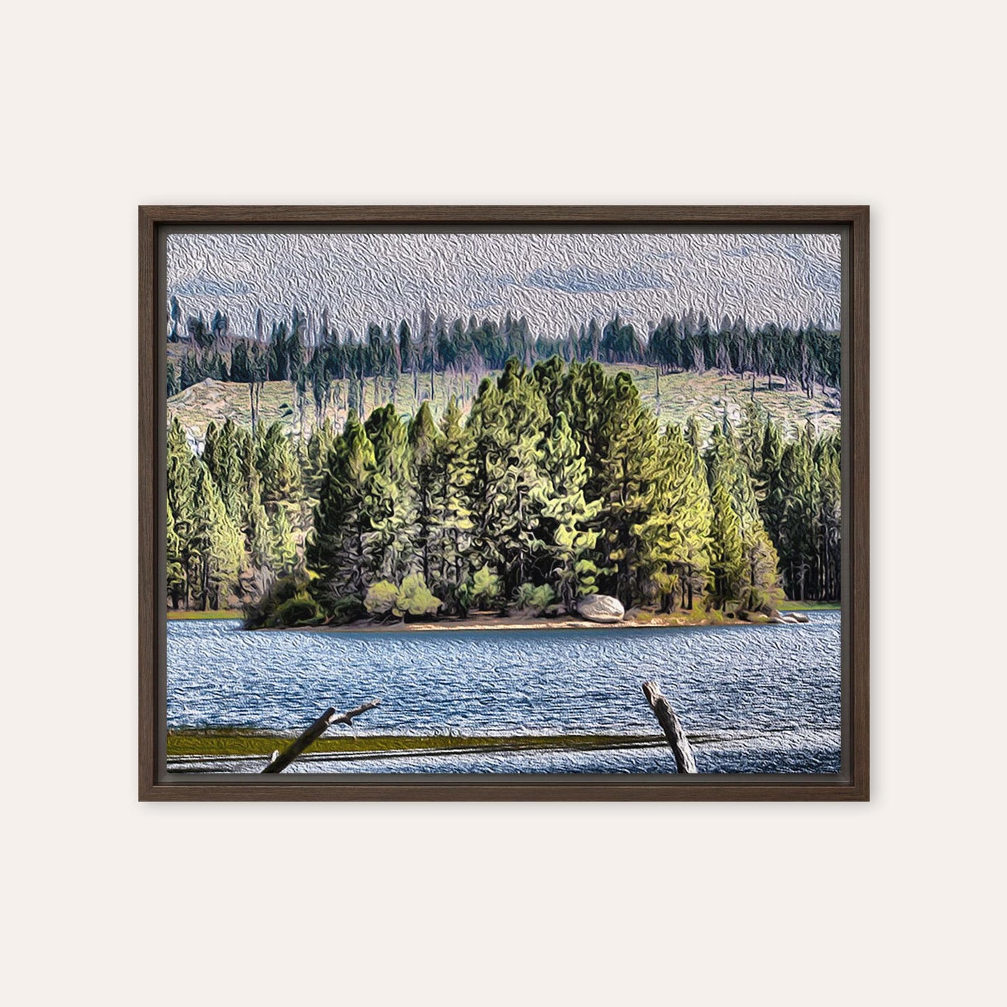 Boulder Island Framed Print