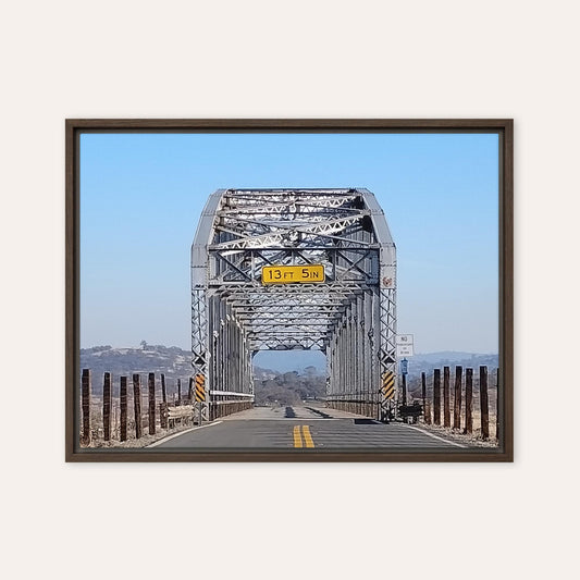 Camp Far West Bridge Framed Print