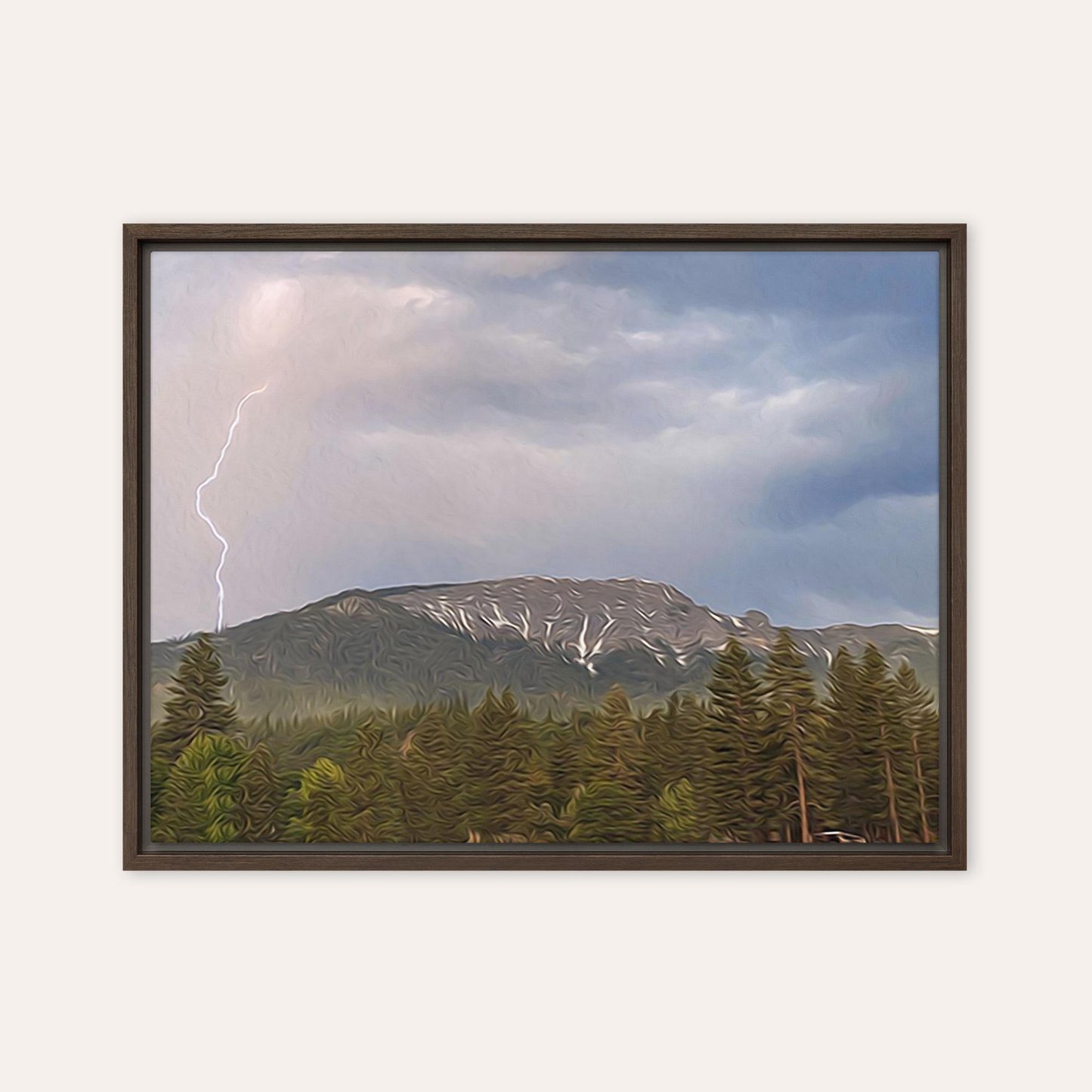 Thunder Mountain Framed Print