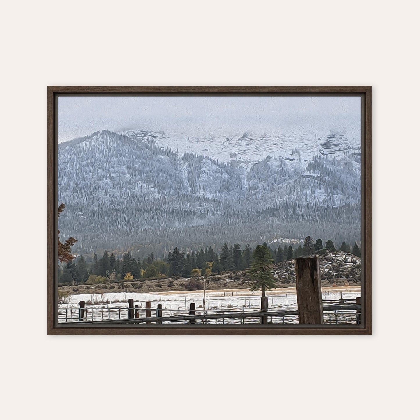 Out at The Ranch Framed Print