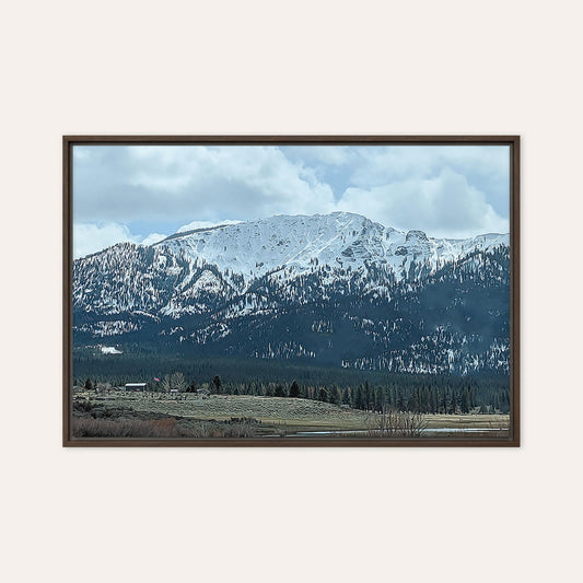 Mountain Living Framed Print