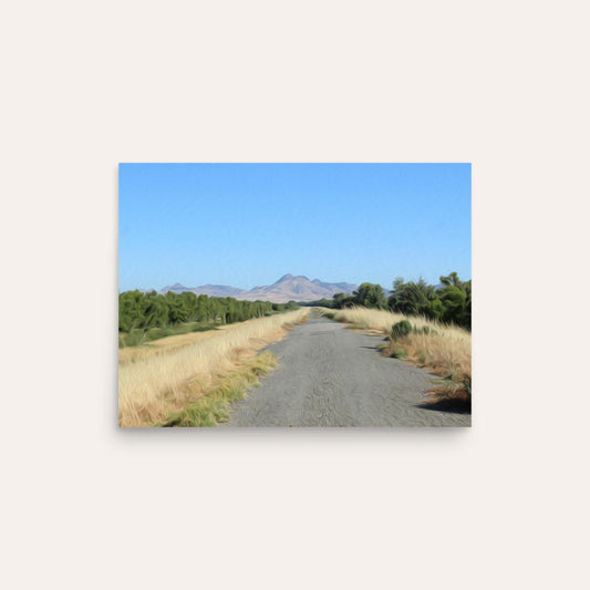 Road to The Buttes Photo Art Photo Paper Poster