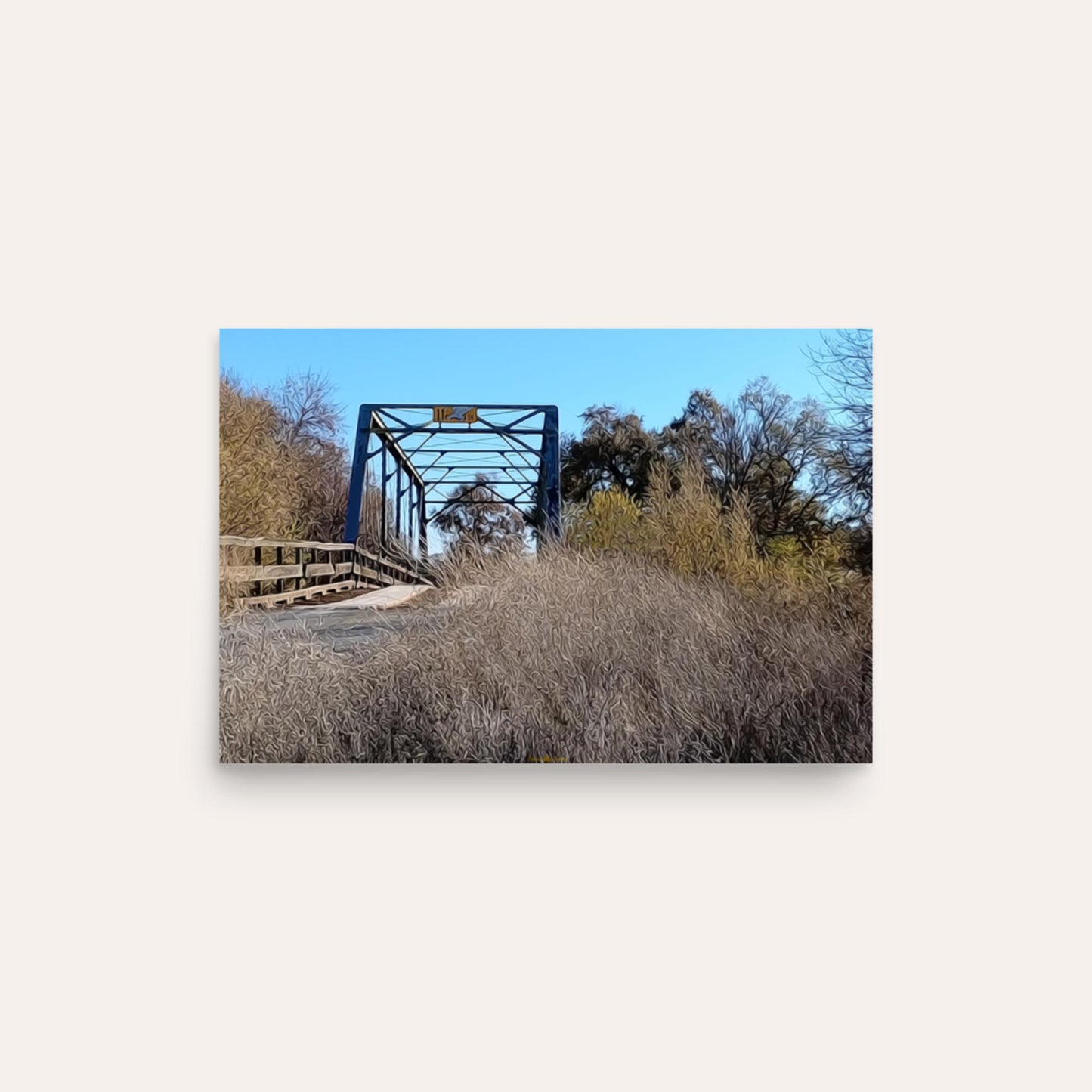 Bridge to The Wilderness Photo Paper Poster