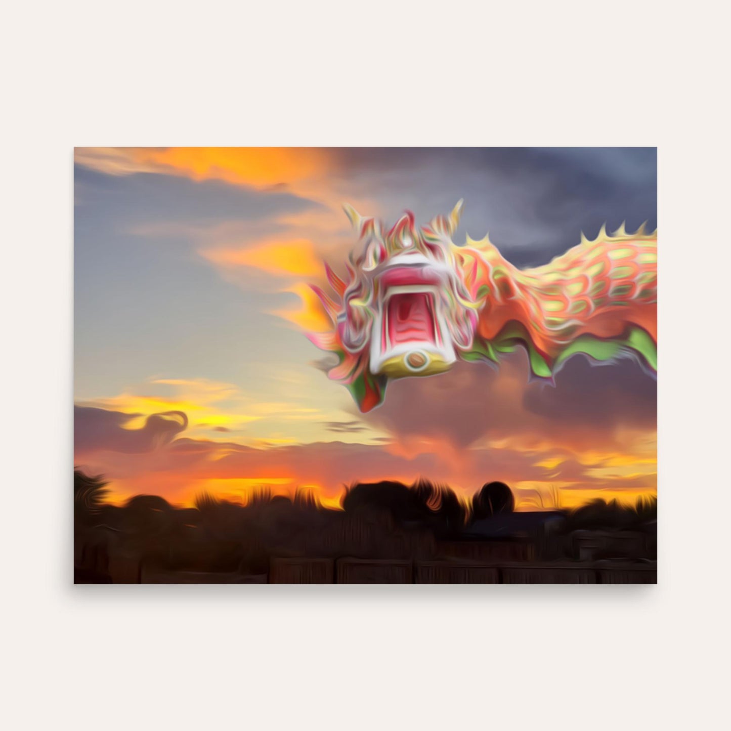 Dragon's Breath Photo Paper Poster