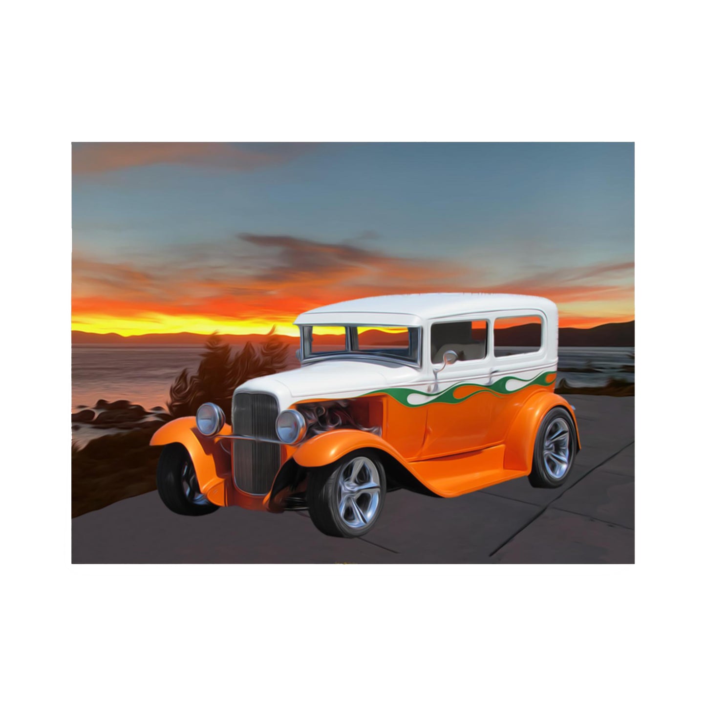 Tahoe Parking Photo Paper Poster