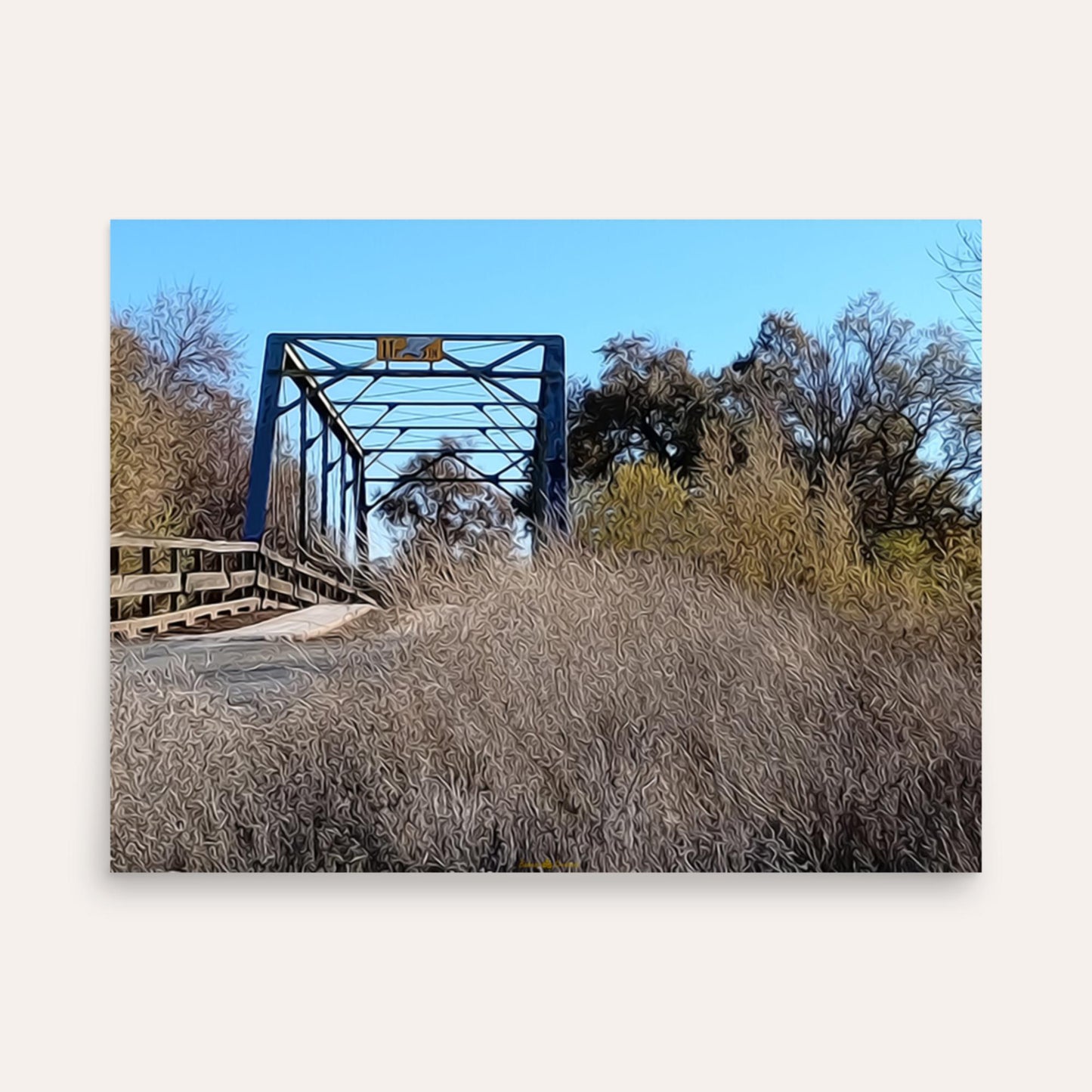 Bridge to The Wilderness Photo Paper Poster