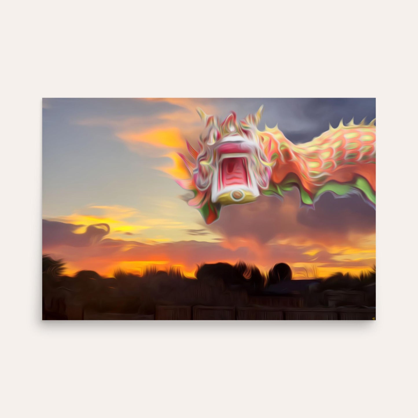 Dragon's Breath Photo Paper Poster