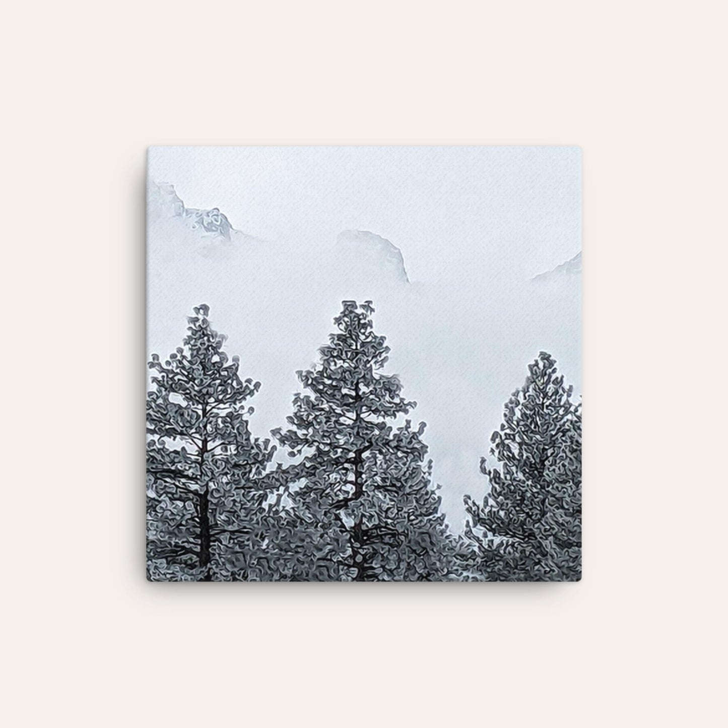 Winter Pines Thin Print