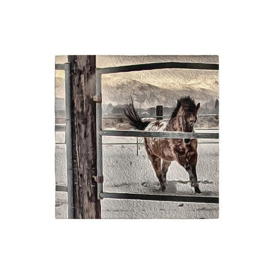 Impresión fina de caballo Mountan Ranch