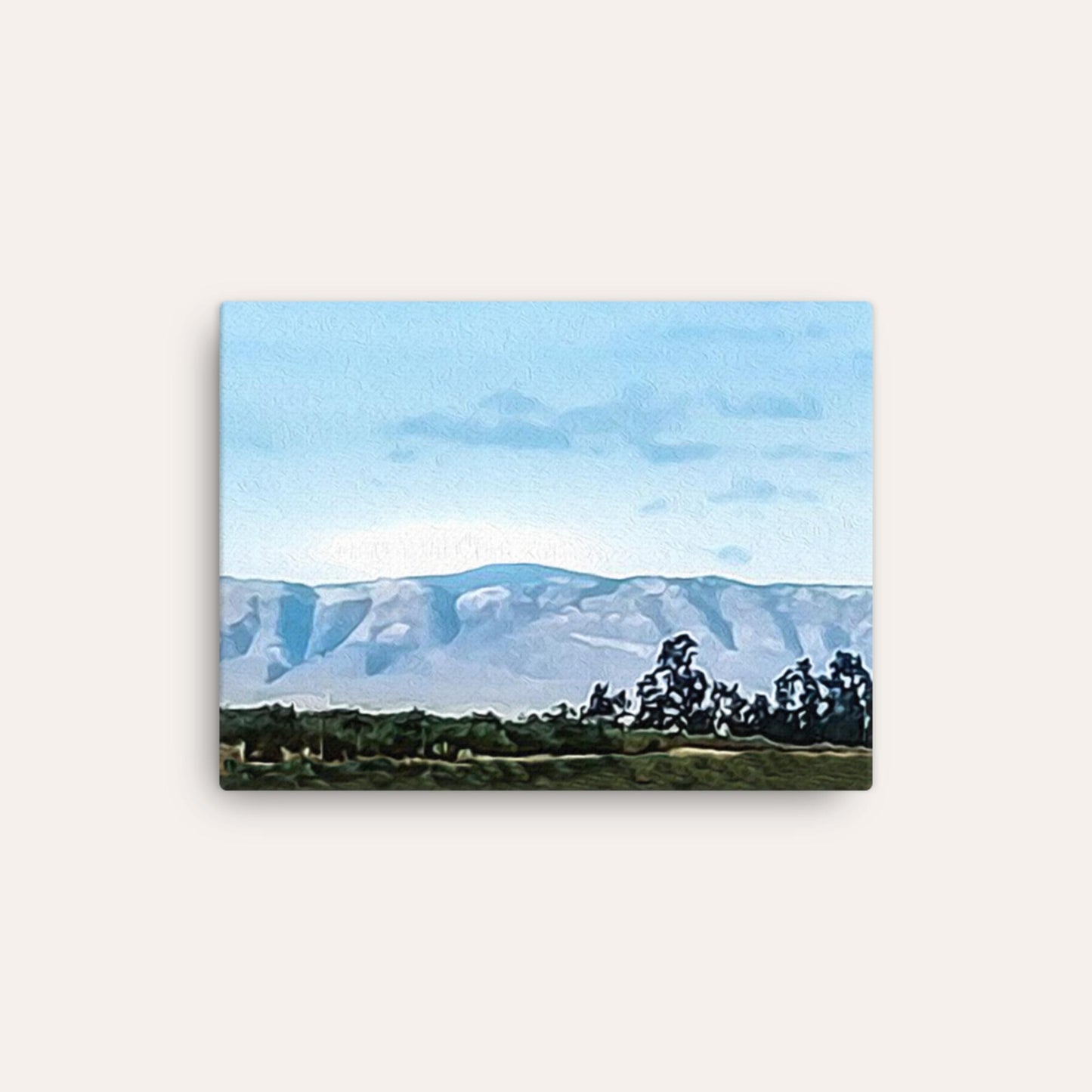 Valley Mountains Thin Print