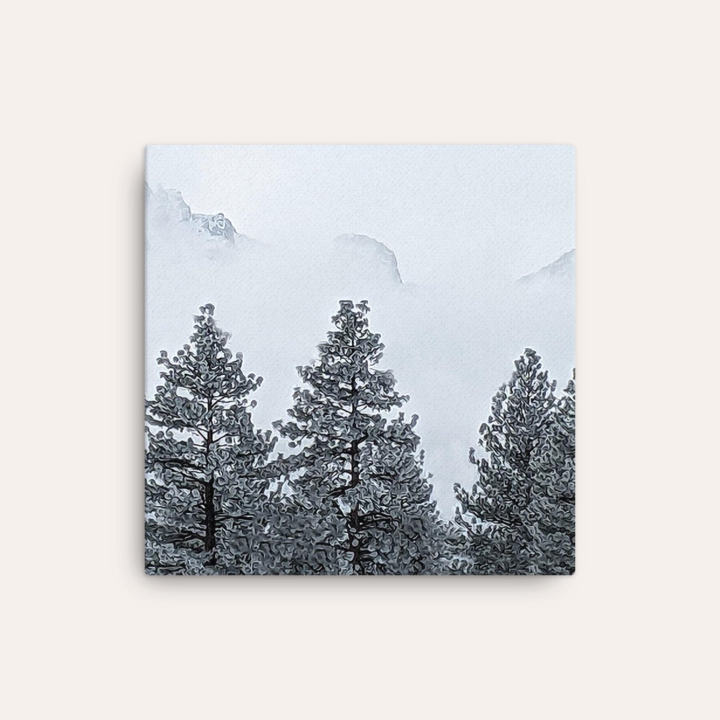 Winter Pines Thin Print