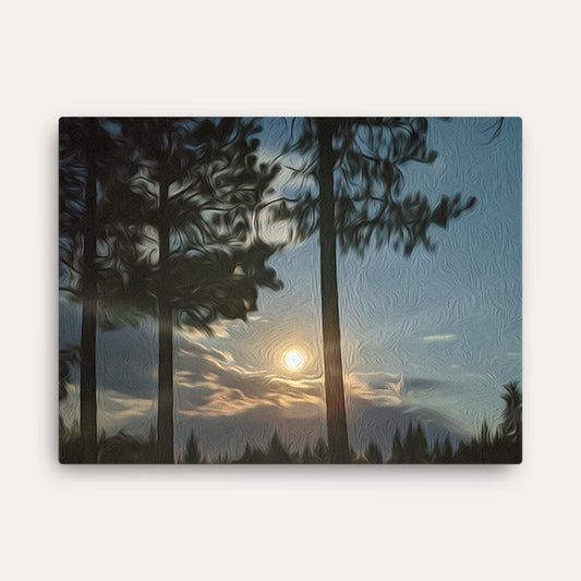 Sun Over The Clouds Thin Print