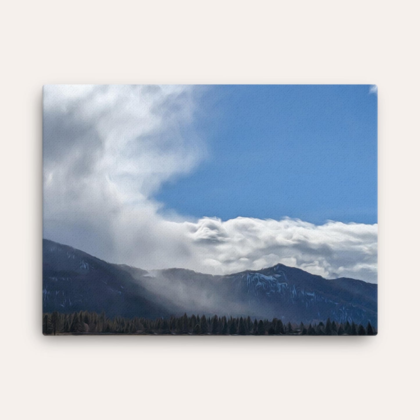 Mountain Clouds Thin Print