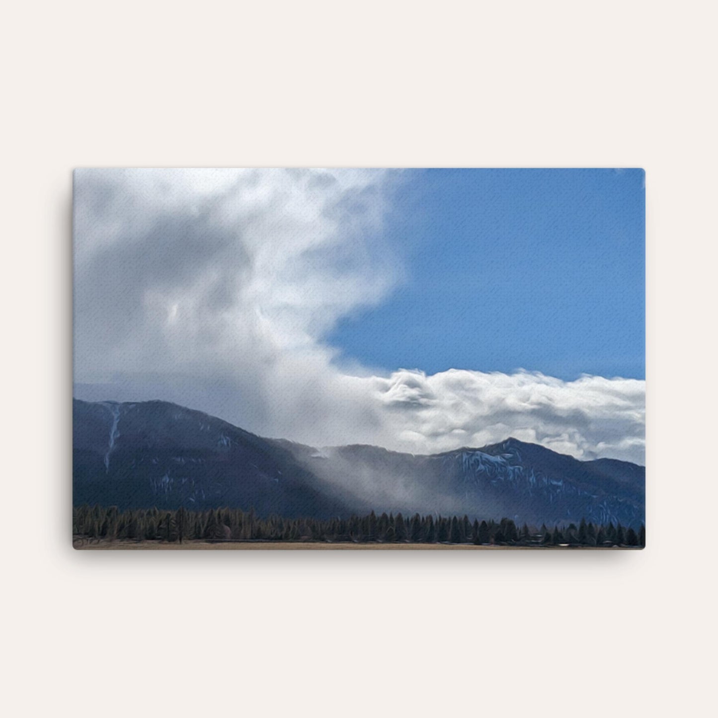 Mountain Clouds Thin Print