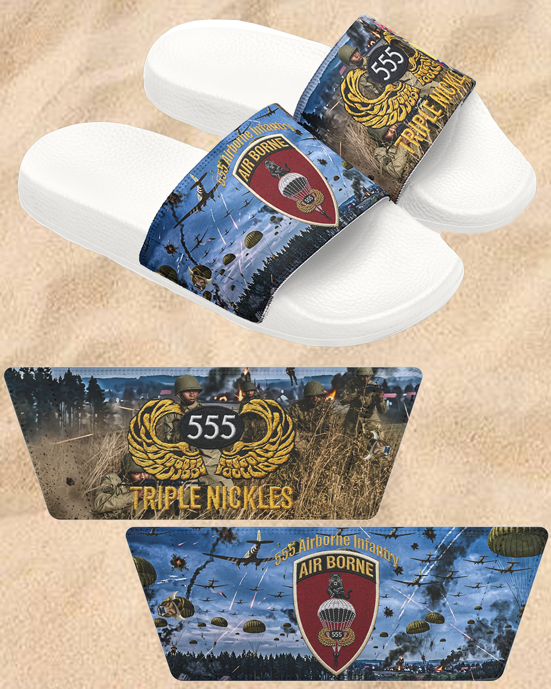 Men's Triple Nickles Slides